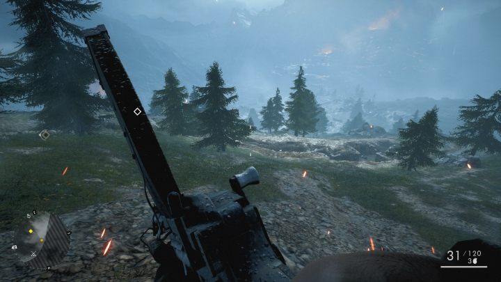 Na początku misji nie idź w kierunku przeciwników, a pójdź prosto, wzdłuż prawej krawędzi mapy - Avanti Savoia! | Podręczniki polowe w Battlefield 1 - Battlefield 1 - poradnik do gry