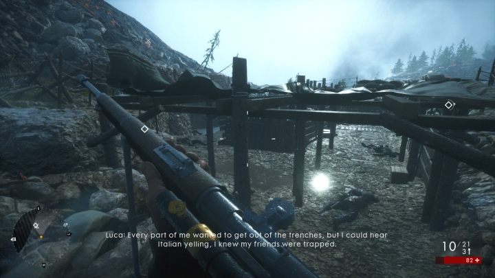 Aby znaleźć drugą znajdźkę, musisz wybrać lewą flankę - Avanti Savoia! | Podręczniki polowe w Battlefield 1 - Battlefield 1 - poradnik do gry