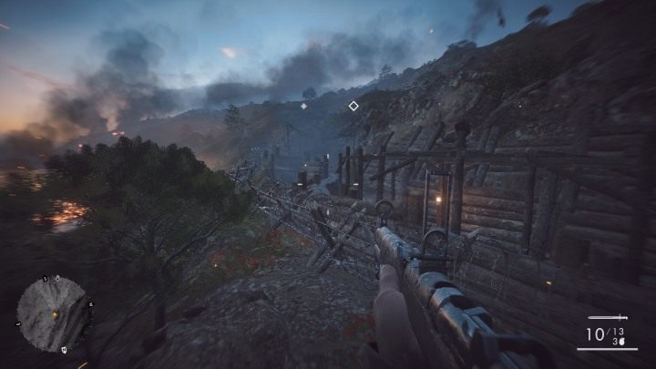 Druga znajdźka schowana jest w okopie, za działem - Goniec | Podręczniki polowe w Battlefield 1 - Battlefield 1 - poradnik do gry