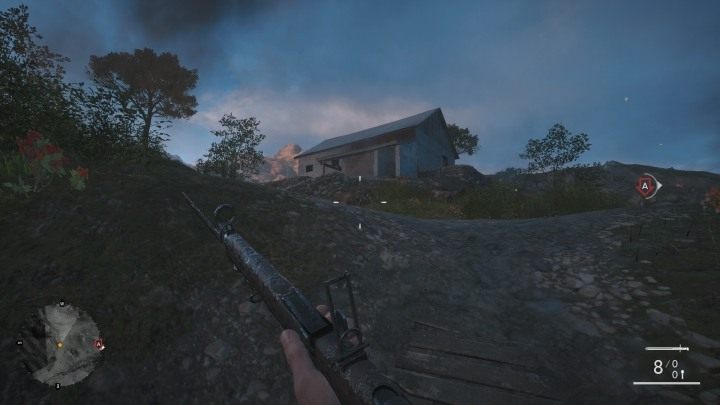 Następnie udaj się na samą górę, gdzie będzie stał samotnie dom - Goniec | Podręczniki polowe w Battlefield 1 - Battlefield 1 - poradnik do gry