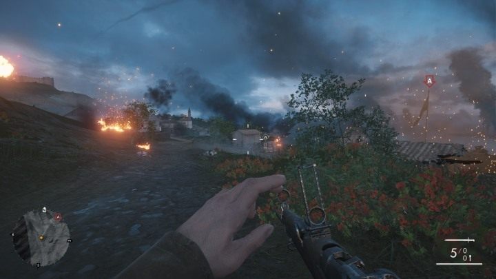 Ostatni sekret w tej misji schowany jest w małym budynku, po lewej stronie od punktu A - Goniec | Podręczniki polowe w Battlefield 1 - Battlefield 1 - poradnik do gry