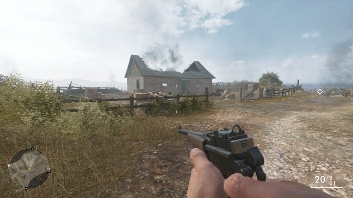 Ostatni podręcznik polowy leży przy budynku po lewej stronie od drogi, którą idziesz po konia - Goniec | Podręczniki polowe w Battlefield 1 - Battlefield 1 - poradnik do gry