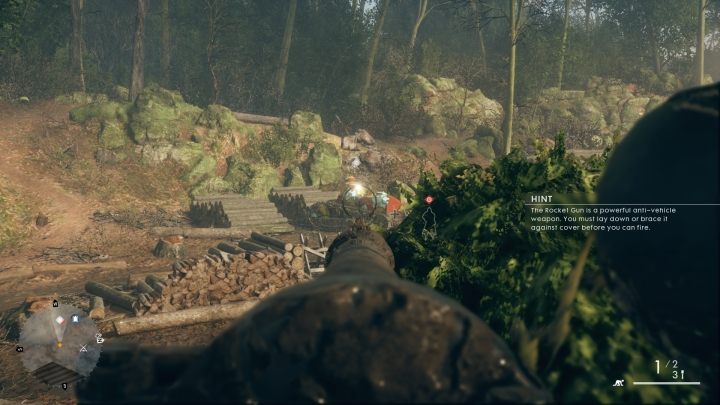 Jeżeli skończą ci się rakiety, rzuć granatem w kierunku czołgu - Błoto i krew | Opis przejścia w Battlefield 1 - Battlefield 1 - poradnik do gry