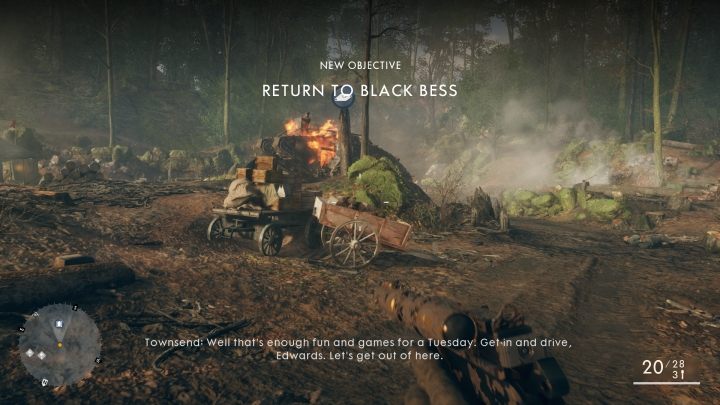 Po uporaniu się z wszystkimi czołgami i piechotą wróć do czołgu - Błoto i krew | Opis przejścia w Battlefield 1 - Battlefield 1 - poradnik do gry