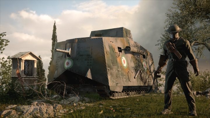 Ciężki czołg jest bardzo skuteczny podczas gry samemu, ale może pomieścić do 6 graczy - Rodzaje czołgów w Battlefield 1 i najlepsze wersje | Granaty, czołgi i samoloty - Battlefield 1 - poradnik do gry