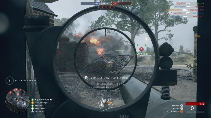 Jeżeli dwa czołgi stoją dokładnie przodem do siebie i zaczną do siebie strzelać, to zawsze wygra ten, który pierwszy zacznie strzelać - Jak walczyć czołgiem w Battlefield 1? | Granaty, czołgi i samoloty - Battlefield 1 - poradnik do gry