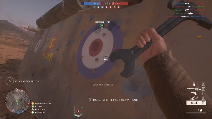 Narzędzie naprawcze to bardzo przydatny gadżet - Wsparcie | Klasy postaci w Battlefield 1 - Battlefield 1 - poradnik do gry