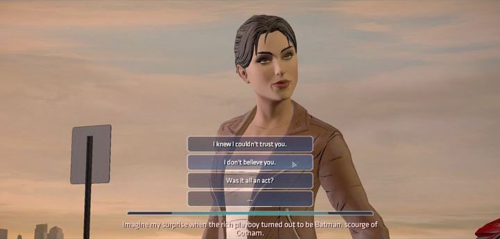 Po rozmowie z Alfredem i przeprowadzeniu małego dochodzenia udasz się na spotkanie z Seliną - Chapter 3 - On the Trail | City of Light | Batman The Telltale Games Series - Batman: The Telltale Games Series - poradnik do gry