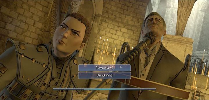 Czwarty ważny wybór dotyczy sytuacji ukazanej podczas rozmowy z Lady Arkham - Ważne wybory | City of Light | Batman The Telltale Games Series - Batman: The Telltale Games Series - poradnik do gry