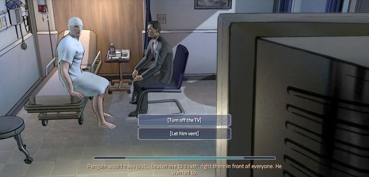 Kolejna rozmowa będzie już przeprowadzana z Harveyem - Chapter 1 - State of the Union | New World Order - Batman: The Telltale Games Series - poradnik do gry