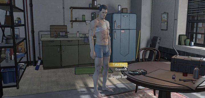 Twoim zadaniem jest rozejrzenie się po mieszkaniu Seliny i znalezienie swojego chwytaka - Chapter 6 - The Best of Us | New World Order Batman The Telltale Games Series - Batman: The Telltale Games Series - poradnik do gry