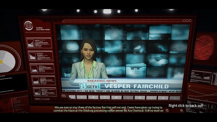 Telewizor umieszczony w centralnym punkcie aparatury Waynea - Jaskinia Batmana | Podstawy Batman The Telltale Games Series - Batman: The Telltale Games Series - poradnik do gry