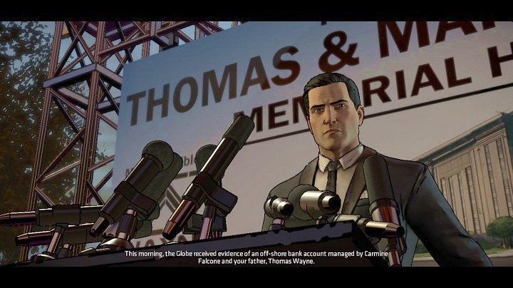 Wraz z końcem wystąpienia, głos zabiorą dziennikarze - Chapter 3 - Meet the Press | Realm of Shadows - Batman: The Telltale Games Series - poradnik do gry