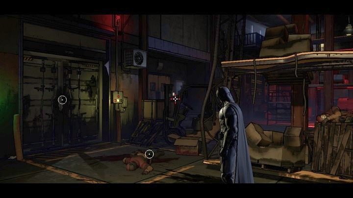 Po obejrzeniu scenki, która będzie wynikała z powiązania elementów, zobaczysz powyższy ekran - Chapter 4 - Worlds Greatest Detective | Realm of Shadows - Batman: The Telltale Games Series - poradnik do gry