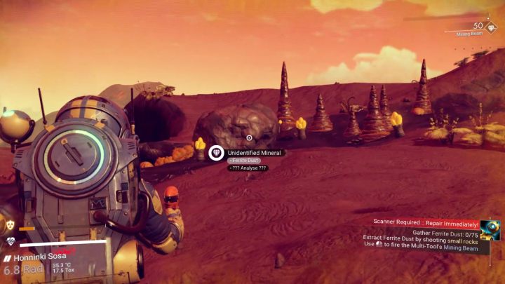 Po uruchomieniu gry i wybraniu poziomu trudności (dla początkujących graczy zalecamy tryb normalny) rozpocznie się rozgrywka - No Mans Sky: Od czego zacząć? - No Mans Sky - poradnik do gry