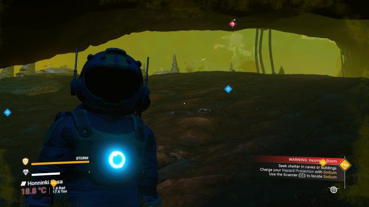 Gdy odbudujecie skaner i naładujecie systemy ochronne kombinezonu będziecie mogli wyruszyć na poszukiwania statku - No Mans Sky: Od czego zacząć? - No Mans Sky - poradnik do gry