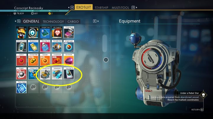 Udajcie się następnie do najbliższej stacji kosmicznej i zezłomujcie statek na części - No Mans Sky: Jak zdobywać jednostki? - No Mans Sky - poradnik do gry