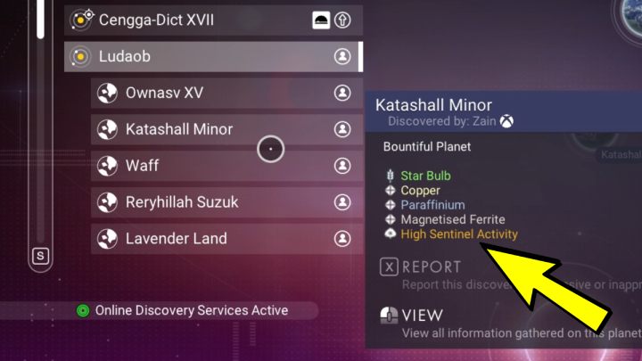 Na planetach z rzadkimi itemami, takimi jak sfera gravitin (Gravitino Balls), drony zaatakują Was, gdy tylko będziecie w pobliżu tych przedmiotów - No Mans Sky: Planeta - egzopojazd (Egzocraft), mapy, wzmacniacz sygnału (Signal Booster) - No Mans Sky - poradnik do gry