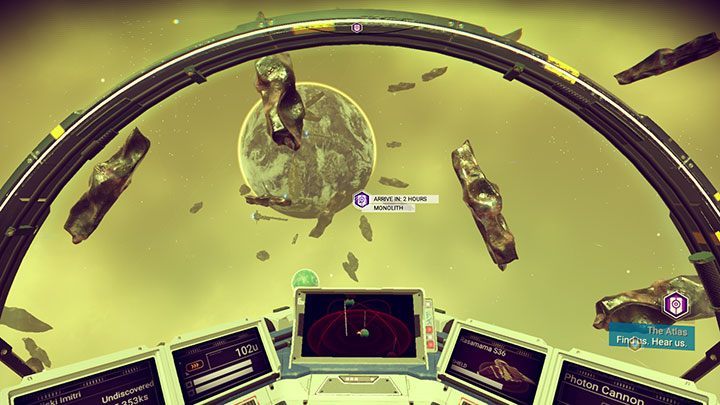 Po pierwszej podróży międzygwiezdnej, na Waszym radarze ukarze się sygnał od Atlasa, prowadzący do monolitu - No Mans Sky: Wprowadzenie do Ścieżki Atlasa - No Mans Sky - poradnik do gry
