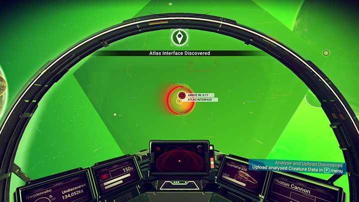 Podążając niebieskim szlakiem dotrzecie do pierwszego, przełomowego celu - Interfejsu Atlasa - No Mans Sky: Wprowadzenie do Ścieżki Atlasa - No Mans Sky - poradnik do gry