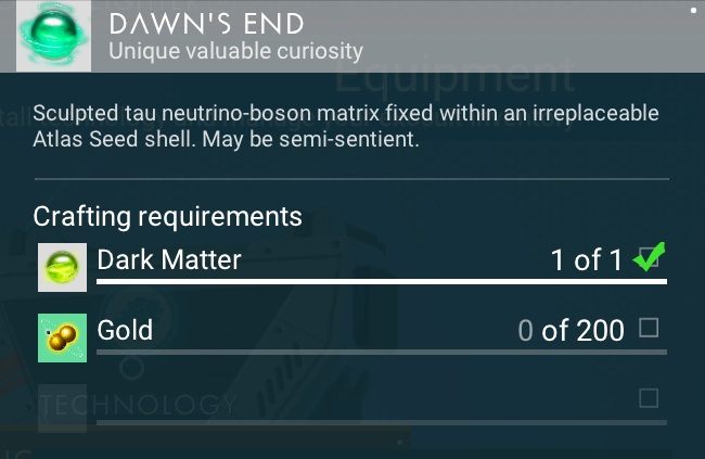 Piątym elementem ścieżki jest Dawns End - No Mans Sky: Lista przedmiotów do craftingu - No Mans Sky - poradnik do gry