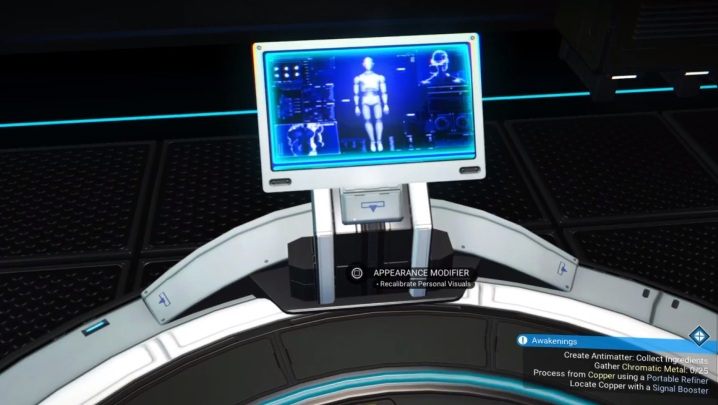 Wystarczy, że wejdziesz do swojego statku i będziesz mógł dowolnie zmienić swoją postać - Co nowego do gry No Mans Sky wprowadza aktualizacja NEXT? - No Mans Sky - poradnik do gry