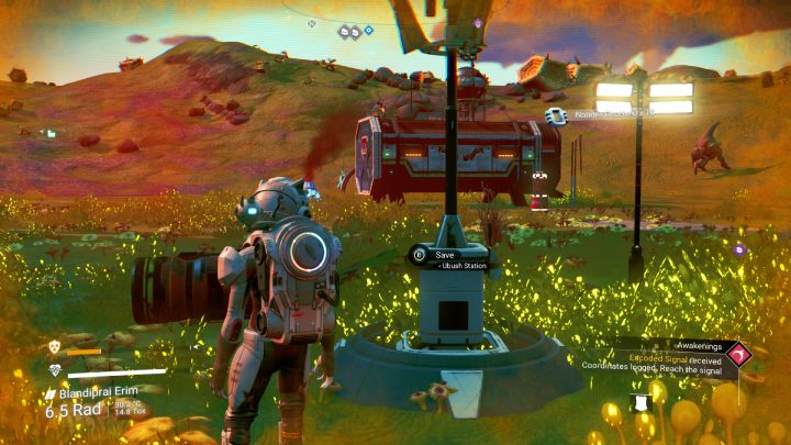 W grze istnieje też przenośne urządzenie do zapisu gry - No Mans Sky: Jak zapisać grę? - No Mans Sky - poradnik do gry