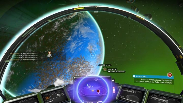 Gdy wybierzesz save do rozgrywki multiplayerowej gra zacznie się ładować, a gdy skończy pojawisz się w systemie wraz ze swoim towarzyszem - Jak rozpocząć rozgrywkę multiplayer w No Mans Sky? - No Mans Sky - poradnik do gry