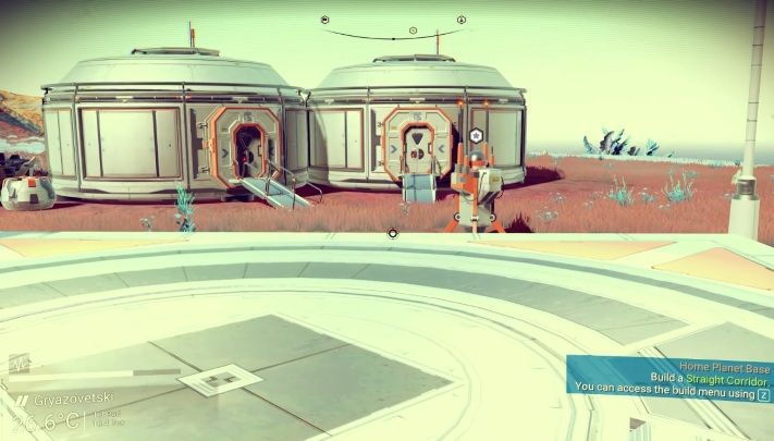 Lądowisko może być przymocowane do szklanego, zadaszonego korytarza, bramy, drzwi lub pokoju - Lądowisko w No Mans Sky NEXT - No Mans Sky - poradnik do gry