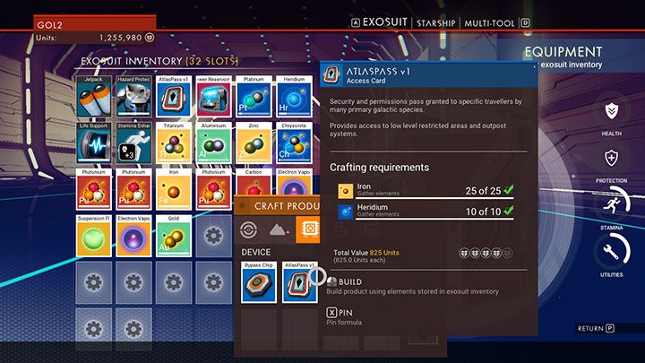 Atlaspass w1 to cenne znalezisko, warte poświęcenia jednego slotu w inwentarzu - No Mans Sky: Atlaspass w1 - No Mans Sky - poradnik do gry