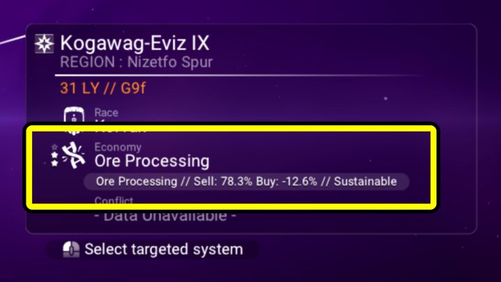 Ekonomię systemu opisują 3 elementy - No Mans Sky: Ekonomia - skaner gospodarczy, typ ekonomii, trasy handlowe - No Mans Sky - poradnik do gry