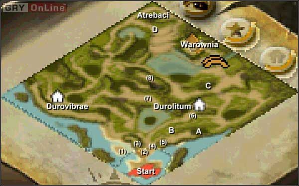 Start: 2 x Centurion, Zwiadowca z sokołem, Zwiadowca z wilkiem, Medyk, 2 x Katapulta, Balista, Piechota pomocnicza 30/30, Legioniści 3 x 30/30, Strzelcy posiłkowi 2 x 30/30, Włócznicy 2 x 30/30, Ekwici 2 x 30/30 - Ziemia zagubiona we mgle | Misje Praetorians - Praetorians - poradnik do gry