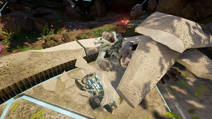 Po pokonaniu jedynej dostępnej ścieżki znajdziesz się w otwartej strukturze z której nie będziesz mógł obecnie wyjść - Przechowalnia ludzi | Opis przejścia Obduction - Obduction - poradnik do gry