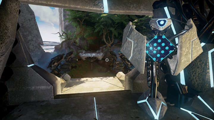 Po wprowadzeniu powyższych kombinacji most będzie aktywny - Mosty Villeinów | Opis przejścia Obduction - Obduction - poradnik do gry