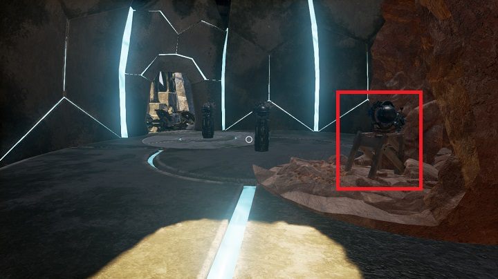 Na końcu drogi trafisz do pomieszczenia widocznego na powyższym obrazku - Mosty Villeinów | Opis przejścia Obduction - Obduction - poradnik do gry