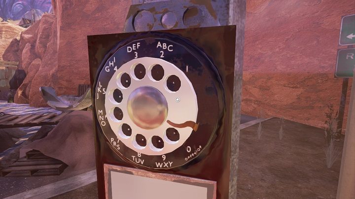 Na powyższym obrazku widzisz w jaki sposób zostały przedstawione cyfry na tarczy telefonicznej - Winda i drzewo | Opis przejścia Obduction - Obduction - poradnik do gry