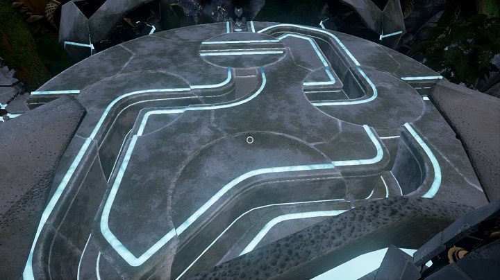 Po teleportacji wróć na poziom 1 i porównaj swoją konfigurację z tą na powyższym obrazku - Tworzenie ścieżki i uruchamianie Kapsuły | Opis przejścia Obduction - Obduction - poradnik do gry