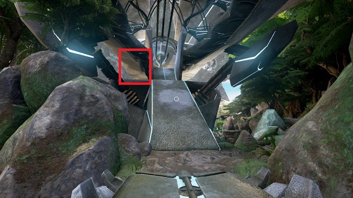 Gdy osiągniesz wymaganą pozycję zwróć uwagę na powyższy obrazek - Tworzenie ścieżki i uruchamianie Kapsuły | Opis przejścia Obduction - Obduction - poradnik do gry