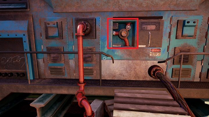 Podejdź do wagonu po prawej, który widzisz na powyższym obrazku - Włącz generator | Opis przejścia Obduction - Obduction - poradnik do gry