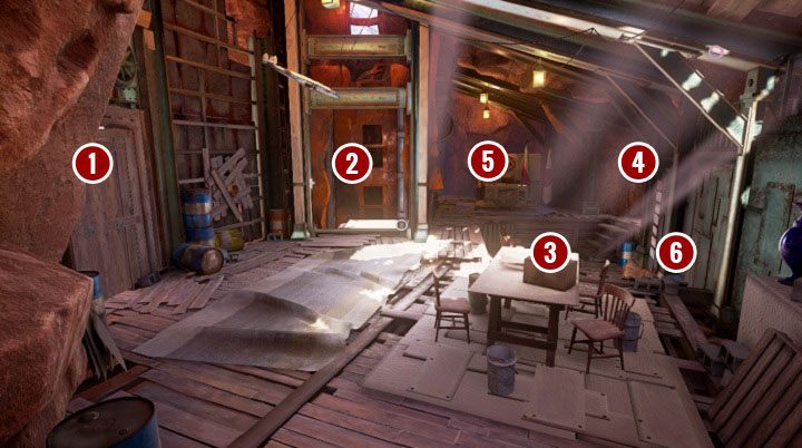 Powyższy obrazek przedstawia wnętrze domu burmistrza - Wysypisko i Dom Burmistrza | Opis przejścia Obduction - Obduction - poradnik do gry