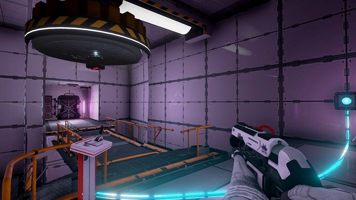 Wchodzimy po drabinie wyżej, ustawiamy most tak jak na obrazku - Chapter 2 - Opis Przejścia - The Turing Test - poradnik do gry