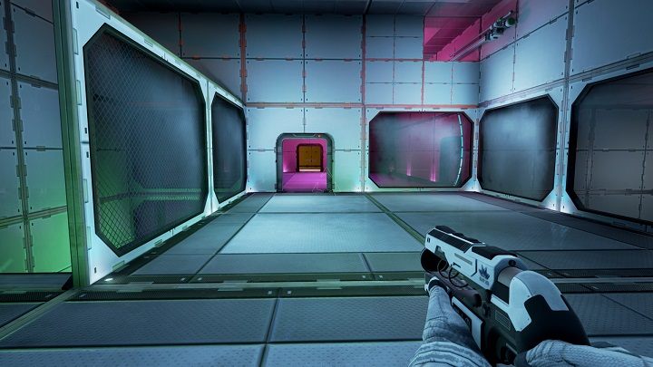 Zabieramy niebieską wiązkę znajdującą się po lewej stronie obok kamery i wracamy do góry - Chapter 7 - Opis przejścia - The Turing Test - poradnik do gry