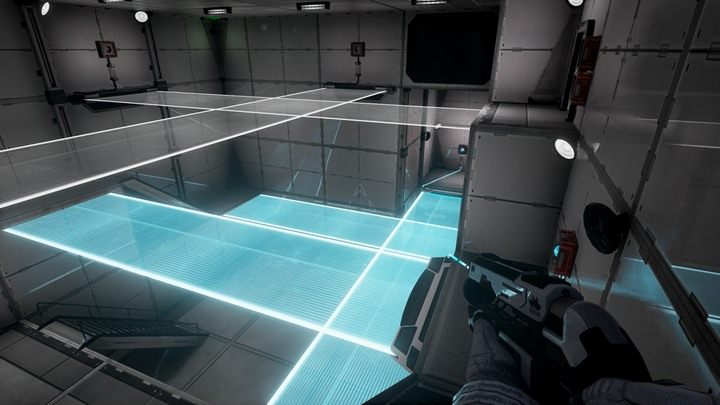 Z otwartych drzwi na samej górze pobieramy wiązkę - Chapter 3 - Opis Przejścia - The Turing Test - poradnik do gry