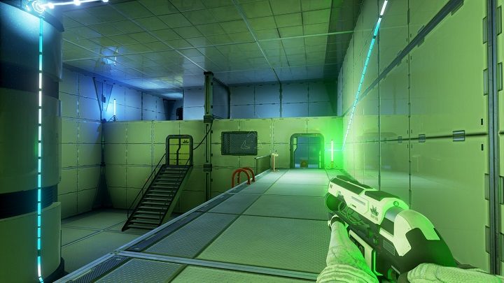 Ustawiamy filar tak aby otworzył drzwi, które możemy zauważyć na zdjęciu - Chapter 3 - Opis Przejścia - The Turing Test - poradnik do gry