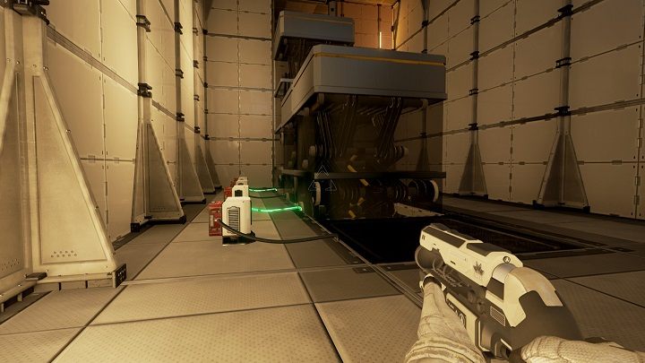 Czeka nas tutaj manipulacja platformami - Chapter 4 - Opis Przejścia - The Turing Test - poradnik do gry