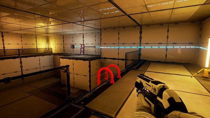 Wchodząc do pomieszczenia zauważymy kamerę która stale nas obserwuje - Sekretne pomieszczenia - Opis przejścia - The Turing Test - poradnik do gry