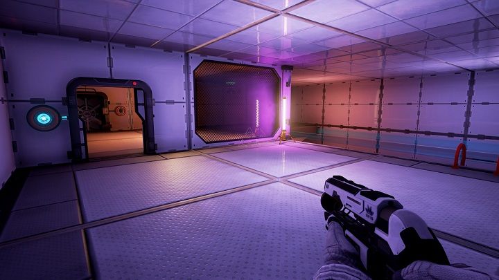 Zostawiamy wiązkę która znajduję się przed nami i przechodzimy przez otwarte drzwi - Chapter 5 - Opis przejścia - The Turing Test - poradnik do gry