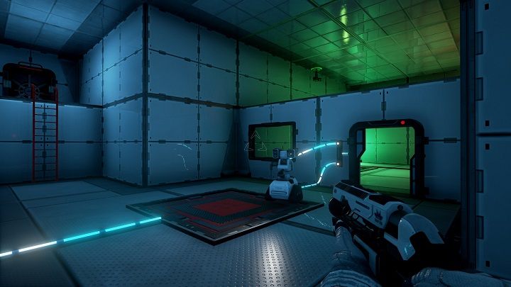 Robota stawiamy na platformie i przechodzimy do pokoju obok - Chapter 6 - Opis przejścia - The Turing Test - poradnik do gry