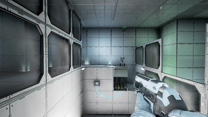 Nasza postać znajduję się na samej górze, teraz musimy zrobić dokładnie taką samą czynność z naszym robotem - Chapter 6 - Opis przejścia - The Turing Test - poradnik do gry