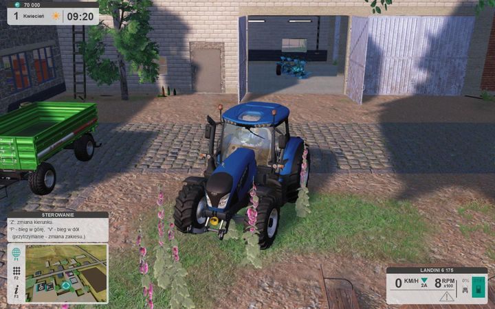 Maszyny znajdziesz w magazynie przy głównym placu. - Spokojny zakątek | Szybki start | Polska Farma 2017 - Polska Farma 2017 - poradnik do gry